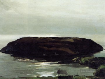  Landschaft Kunst - eine Insel im Meer Realist Landschaft George Wesley Bellows